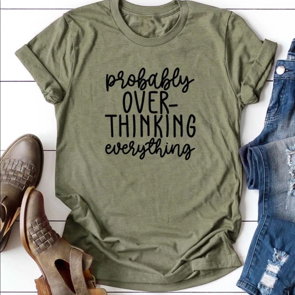 PLUS probably overthinking everything graphic tee - Picture 3 of 7